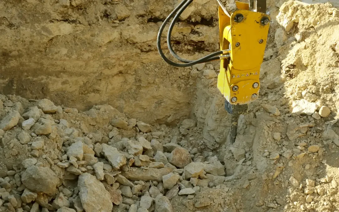 Eficiencia del Martillo Hidráulico para Miniexcavadoras