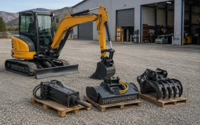 Cómo elegir el implemento adecuado para una miniexcavadora