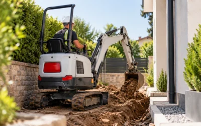 Miniexcavadoras para obras en espacios reducidos: pequeñas máquinas, grandes soluciones